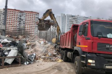 Вывоз строительного мусора с участка